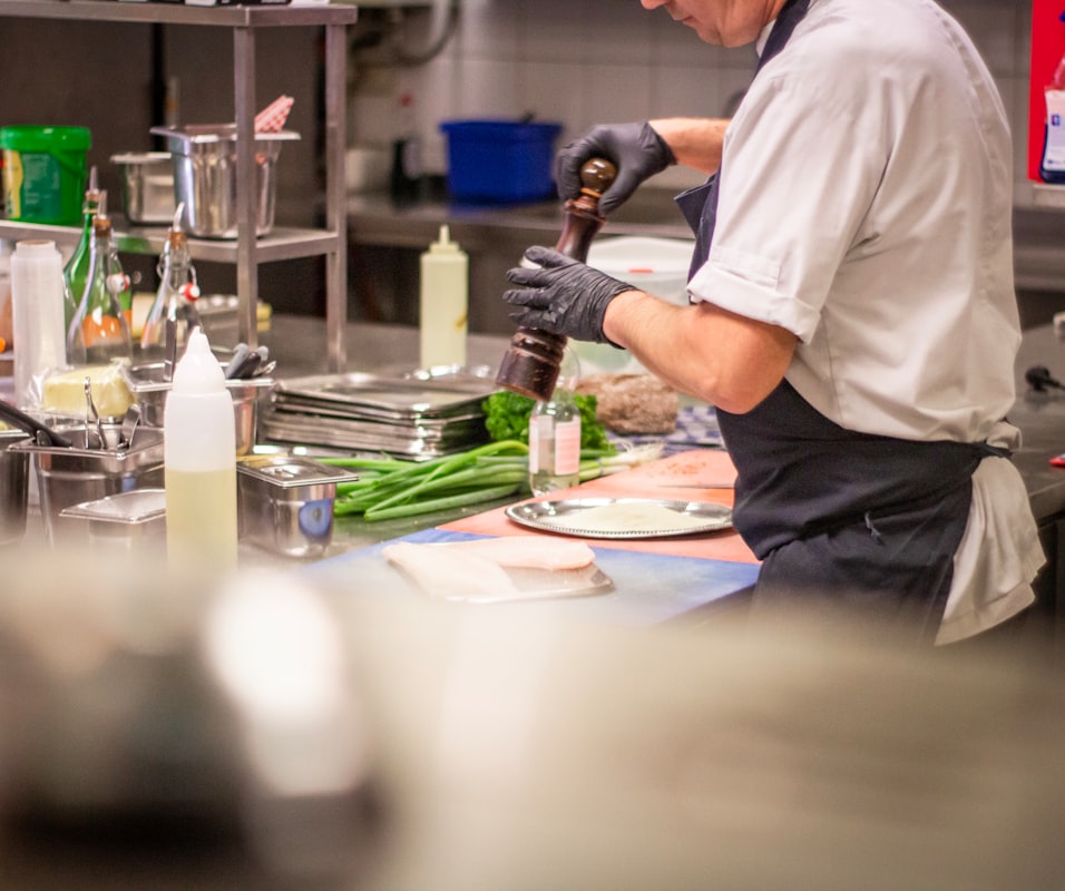 Healthy cooking preparation with fresh vegetables